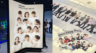 鏡粉必去SamsungXMirror中環Pop-Up Store！製作與Mirror專屬Sticker、巨型海報牆、大電視等打卡點推介
