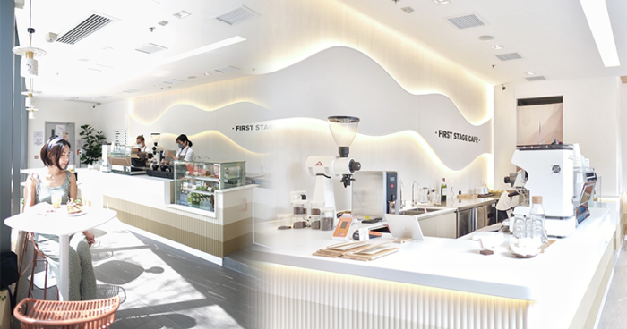 屯門隱世咖啡店｜純白風First Stage Cafe主打虹吸咖啡、戚風蛋糕
