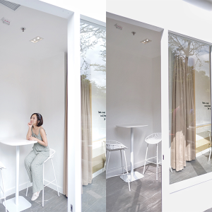 屯門隱世咖啡店｜純白風First Stage Cafe主打虹吸咖啡、戚風蛋糕