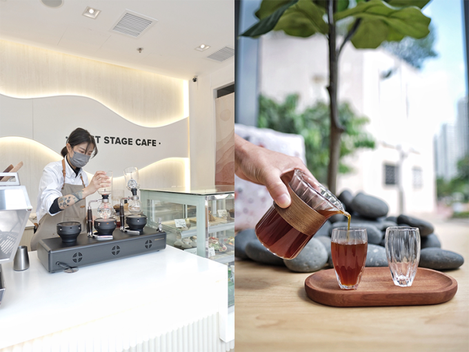 屯門隱世咖啡店｜純白風First Stage Cafe主打虹吸咖啡、戚風蛋糕