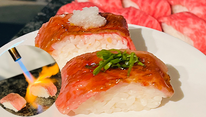 神戶和牛＋飛驒和牛火炙壽司