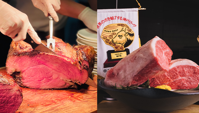 神戶和牛+飛驒和牛Roast Beef 