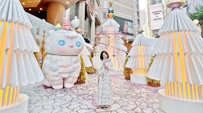 【2021聖誕節好去處】銅鑼灣時代廣場Pucky畢奇森林太空貓佈置｜換領2022年曆