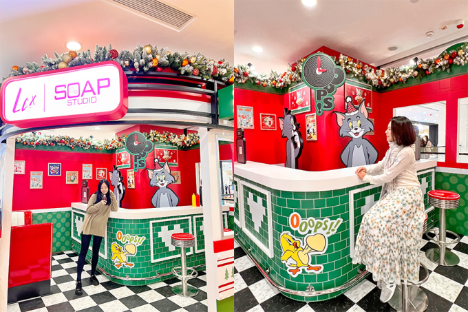 2021聖誕節好去處｜尖沙咀海港城LCX Tom & Jerry翠兒佈置｜Soap Studio期間限定店