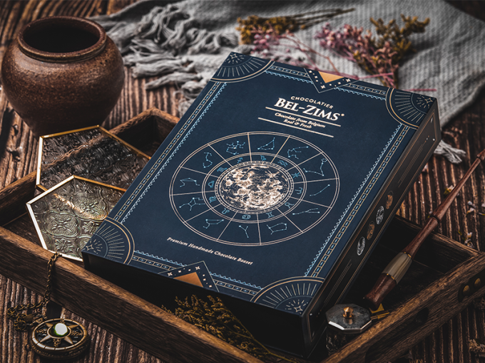 聖誕節禮物2021｜Bel-Zims 12星座朱古力禮盒｜比利時手工巧克力