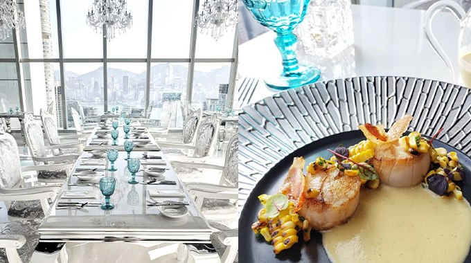 尖沙咀打卡餐廳推介｜水晶屋設計、歐洲Fusion菜、270度維港景色高級餐廳慶生、紀念日必食主題餐廳