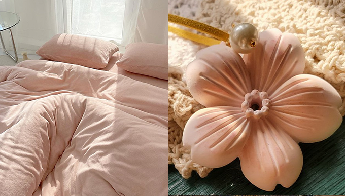 虎年催運家品：花、粉色用品