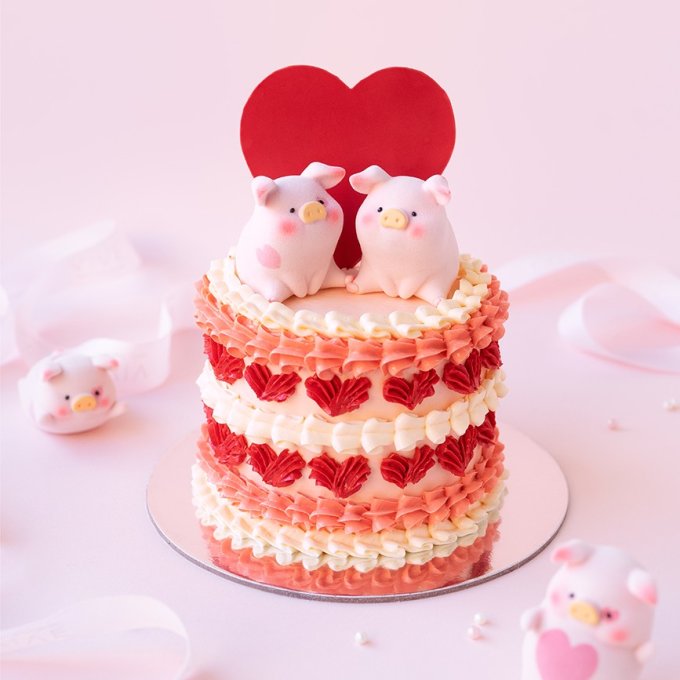 慶祝情人節推薦2022｜期間限定！Vive Cake Boutique聯乘LuLu豬蛋糕！附價錢