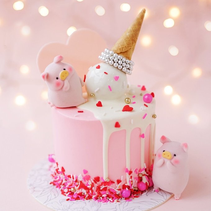 慶祝情人節推薦2022｜期間限定！Vive Cake Boutique聯乘LuLu豬蛋糕！附價錢