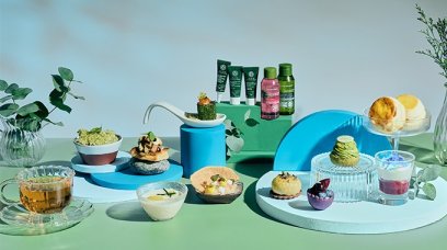 香港下午茶推薦2022｜嘉里酒店Yves Rocher聯乘tea set！大堂茶座設海洋打卡牆