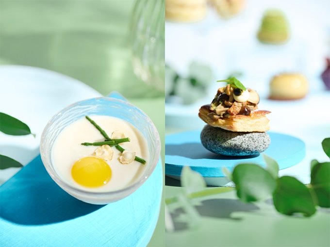 香港下午茶推薦2022｜嘉里酒店Yves Rocher聯乘tea set！大堂茶座設海洋打卡牆