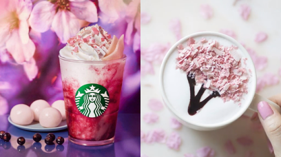 代你去旅行｜日本Starbucks推出2022春季限定櫻花白玉星冰樂、櫻花樹拉花、櫻花小熊等