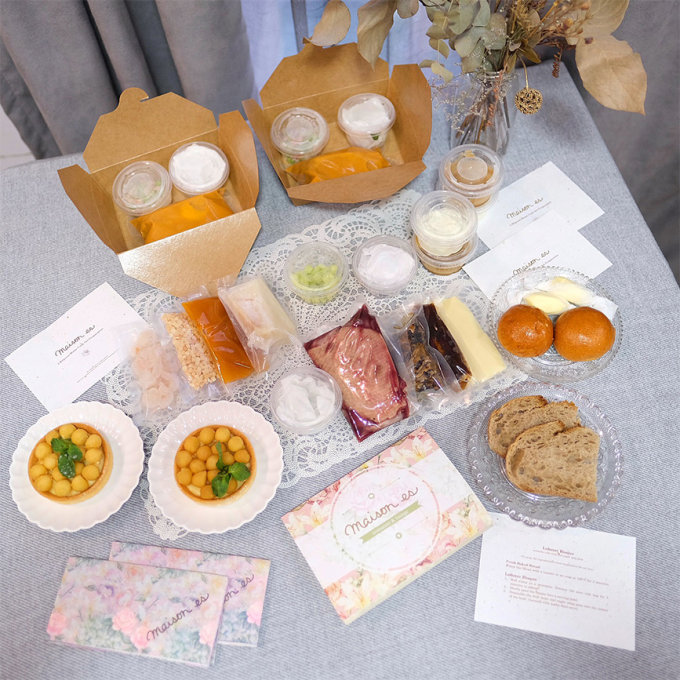 外賣食材推薦｜編輯開箱Maison Es法國餐懶人料理包！屋企煮龍蝦湯、白鱈魚、鴨胸