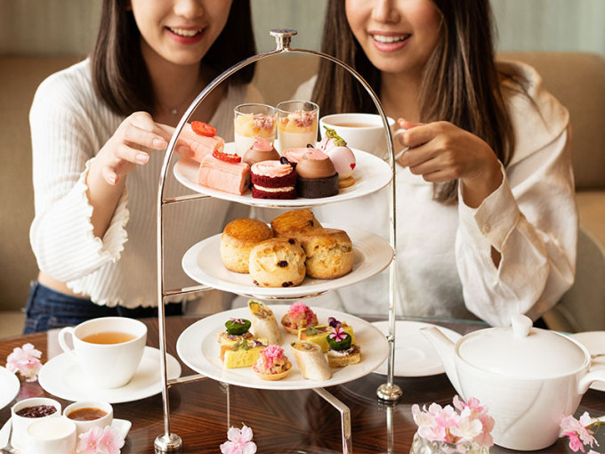 外賣下午茶推薦2022｜香港四季酒店The Lounge推出櫻花主題tea set