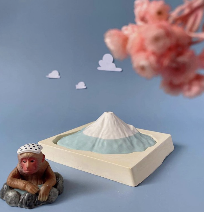 紙婚禮物：夕陽曖昧山 擴香石