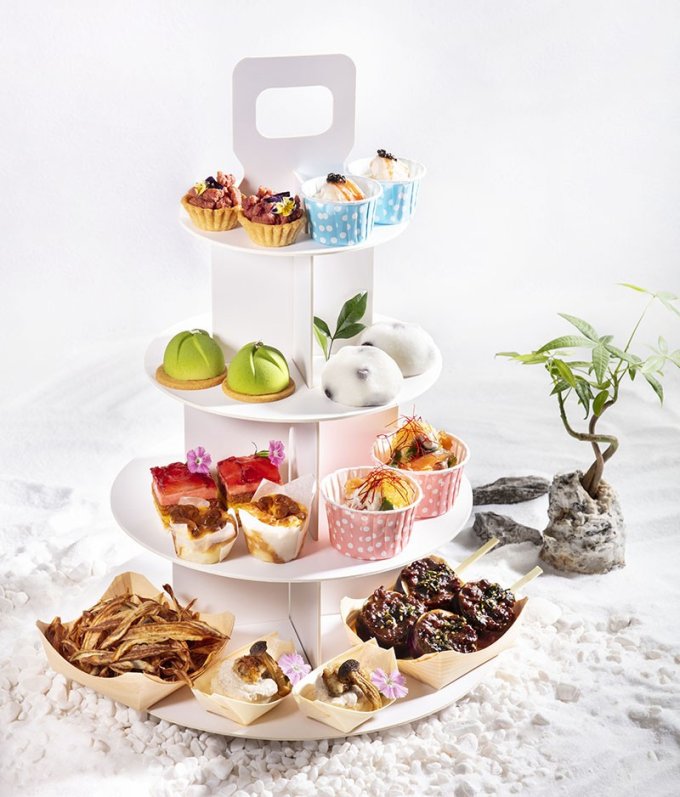 酒店下午茶推薦2022｜精緻外賣4層架！旺角帝京酒店早苗初夏日式tea set！