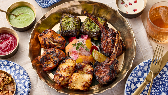 Chutney’s Mix Tandoor Platter香烤拼盤