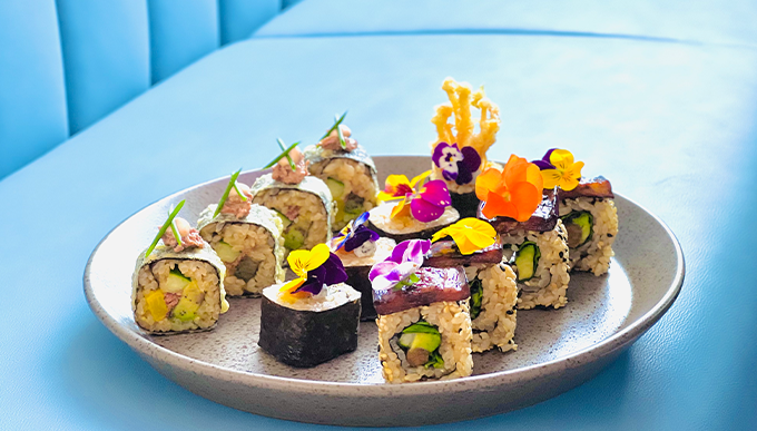 必食招牌菜：Living Maki 提生糙米壽司拼盤