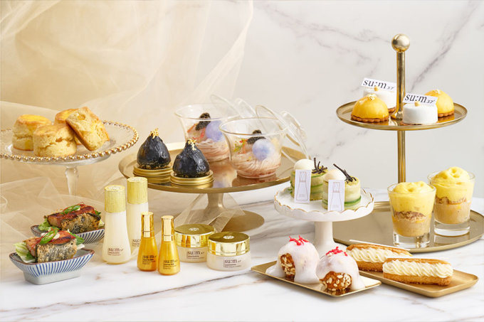 香港下午茶推薦2022｜嘉里酒店聯乘SU:M37˚健康抗氧化韓式tea set！