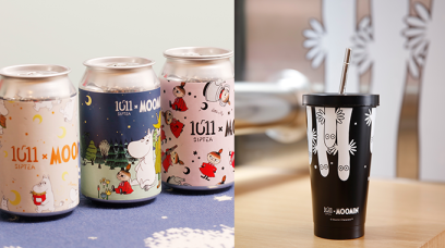 姆明聯乘1011 SIPTEA登陸灣仔利東街！期間限定必買蕎麥冬瓜茶、芝士蛋糕等即送姆明拼圖