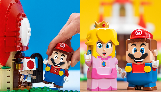 LEGO神還原任天堂Peach經典造型！金髮藍眼粉裙LEGO版碧姫公主加入Super Mario系列