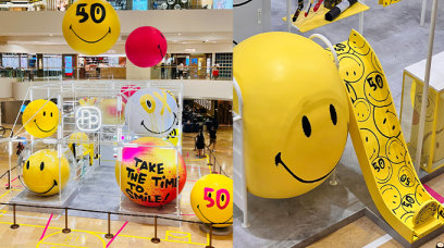 金鐘週末打卡好去處｜太古廣場限定Smiley 50周年遊樂場！製作專屬GIF、消費滿額即換領限定禮物