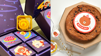 全球限量LINE FRIENDS曲奇蛋糕！聯乘本地烘焙品牌OOKIE COOKIE推出月餅、曲奇等