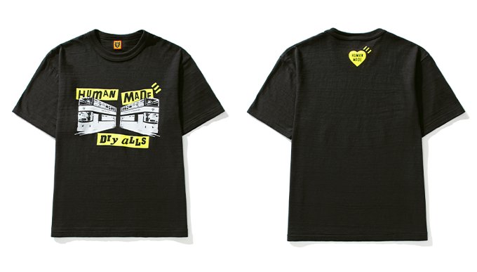 時尚達人必買！HUMAN MADE再度與HBX聯手推出全新香港限量黑色版電車T恤 