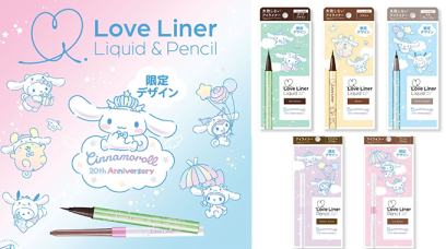 香港Donki買到！Cinnamoroll玉桂狗聯乘LOVELINER推出二十週年限定眼線筆眼線液