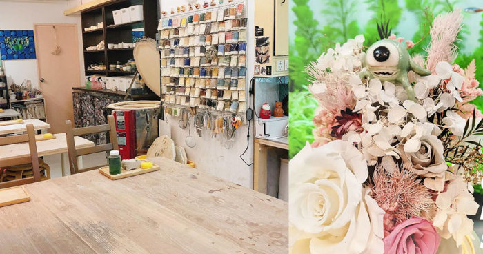 情人節好去處2023｜室內拍拖活動推薦﹕葵芳DIY陶公仔永生花工作坊，情侶必去令感情升溫！