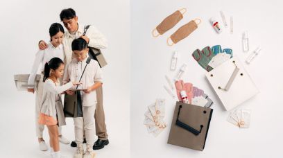 AQUA PRO+TECH x MODEMENT 限量版「MAP Bag」防疫旅⾏袋一個 (卡其 x 黑 或 霧灰 x 白) (價值$1,288 )