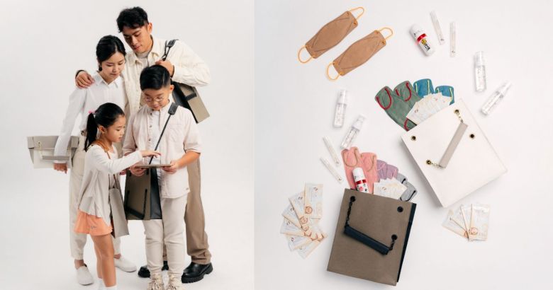AQUA PRO+TECH x MODEMENT 限量版「MAP Bag」防疫旅⾏袋一個 (卡其 x 黑 或 霧灰 x 白) (價值$1,288 )