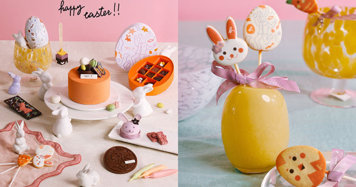 復活節甜品推薦2023｜agnès b.法式夢幻甜點！聯乘本地藝術家Zoie Lam推出朱古力復活蛋DIY套裝