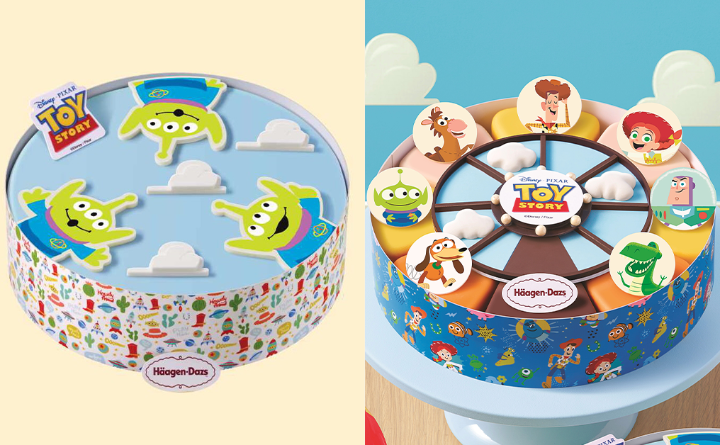 Toy Story粉絲必食！Häagen-Dazs聯乘迪士尼與彼思系列推出超可愛三眼仔雪糕蛋糕