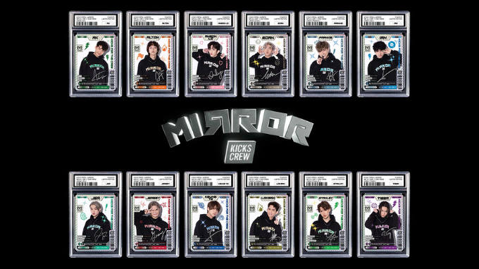 送 全套限量版 MIRROR x KICKS CREW 閃卡一套12張連框