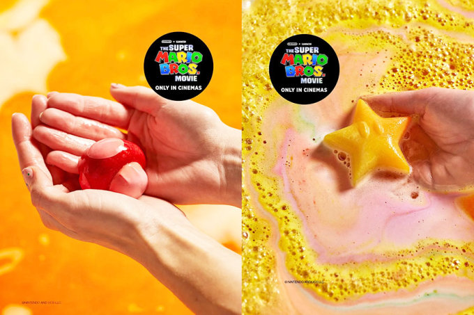 浸浴球推薦｜Lush聯乘Super Mario限定系列！問號方塊汽泡彈暗藏神秘香氛皂