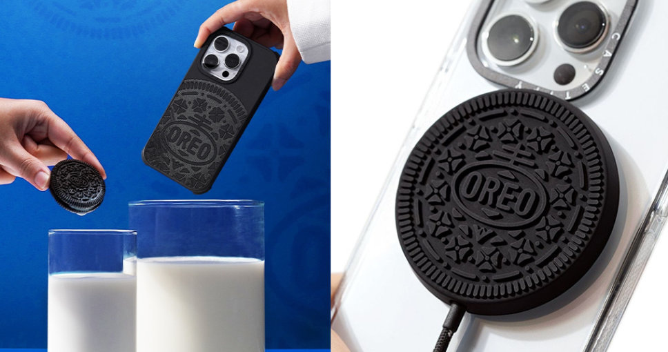 CASETiFY X OREO推出全新限量聯乘系列！超可愛OREO磁力無線充電器、防摔竹纖手機保護殼等（附購買連結）