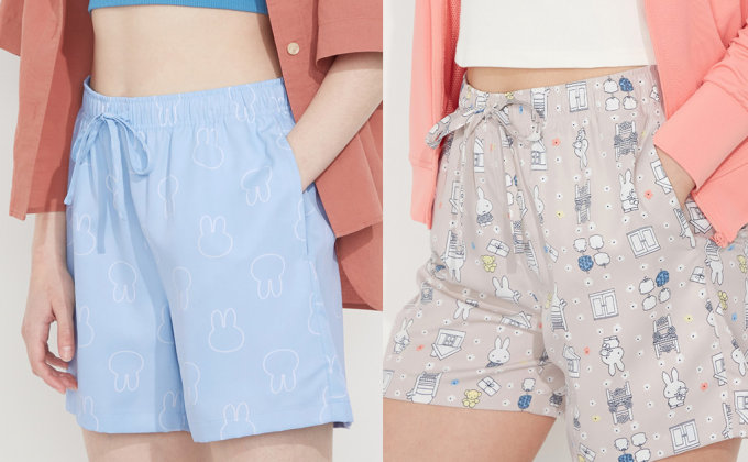 UNIQLO 聯乘Miffy推出可愛居家服！$99 入手超可愛Miffy印花7分褲、台灣UNIQLO更推出同系列短褲及童裝上衣