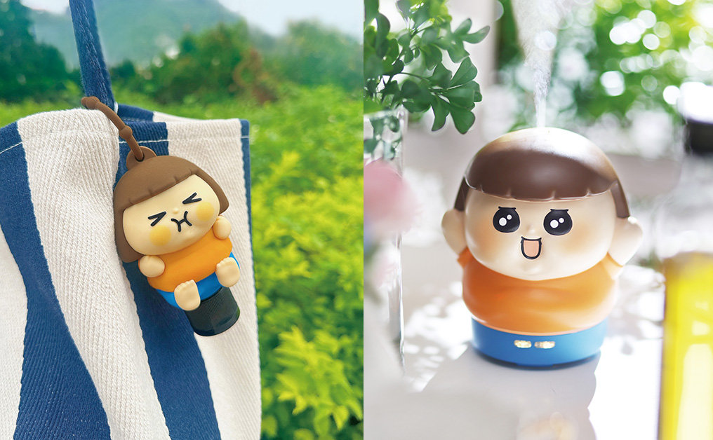 人氣插畫Plastic Thing聯乘澳洲有機香薰品牌CANVAS！6月限定$15入手為食妹「便」攜潔手液套、超可愛抱抱為食妹擴香機