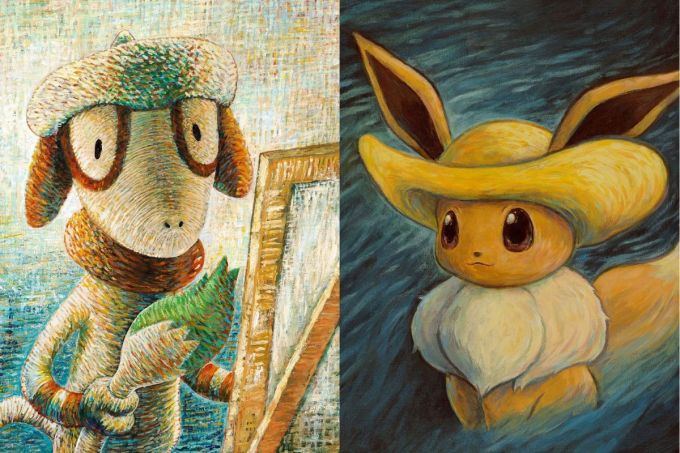 梵高周邊｜Van Gogh Museum聯名Pokémon博物館展覽！多款梵高精品﹕T恤、擴香瓶、瑜珈墊、星夜頸鏈