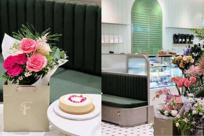 金鐘Cafe推介｜Fleuria 結合花藝與咖啡！超美玫瑰花瓣「Ombre Rose」、紅莓慕絲開心果蛋糕等每日新鮮供應甜品