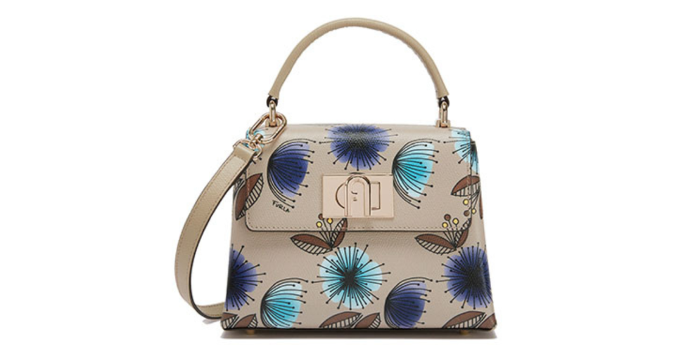 積分兌換｜Furla 1927迷你手挽袋 - 罌粟花印花圖案 (價值 $4560)