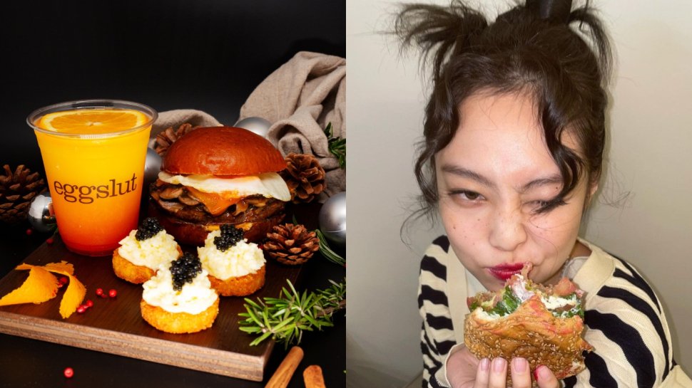美國滑蛋三文治專門店Eggslut聯乘法國品牌香檳Moët & Chandon推香港限定新品！安格斯牛肉燒汁蘑菇漢堡、一口薯餅伴魚子醬、雞尾酒Mimosa Sunrise