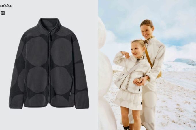 女裝、童裝推薦｜Uniqlo聯乘Marimekko 2024限量系列﹕保暖親子裝、搖粒絨拉鏈外套