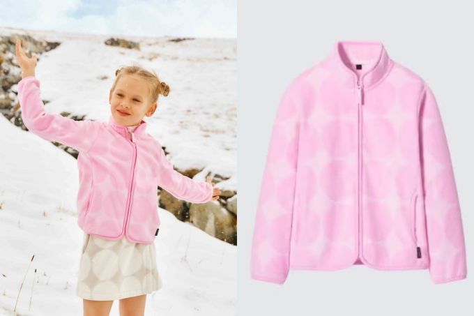 女裝、童裝推薦｜Uniqlo聯乘Marimekko 2024限量系列﹕保暖親子裝、搖粒絨拉鏈外套