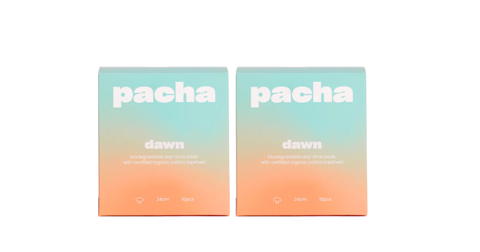 積分兌換｜Pacha有機棉日用衛生巾 (24cm) 兩包  (價值 $56)