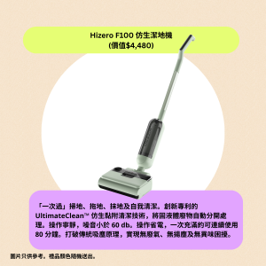 Hizero 100 仿生潔地機 (價值$4,480)