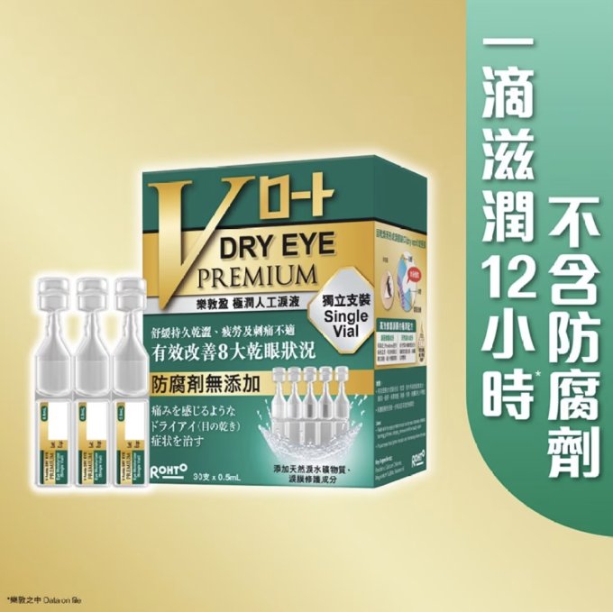 眼藥水推薦2025｜15款眼敏感/眼痕/眼乾眼藥水推介+正確滴眼藥水方法