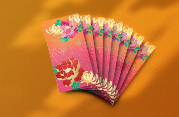 送禮活動 | Mira Place「『陶』花祈緣」利是封一套