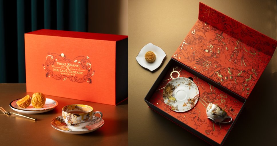 獨家送禮活動 | 美心皇牌流心奶黃月餅搭配限量非賣品星願流心聯名茶具套裝 